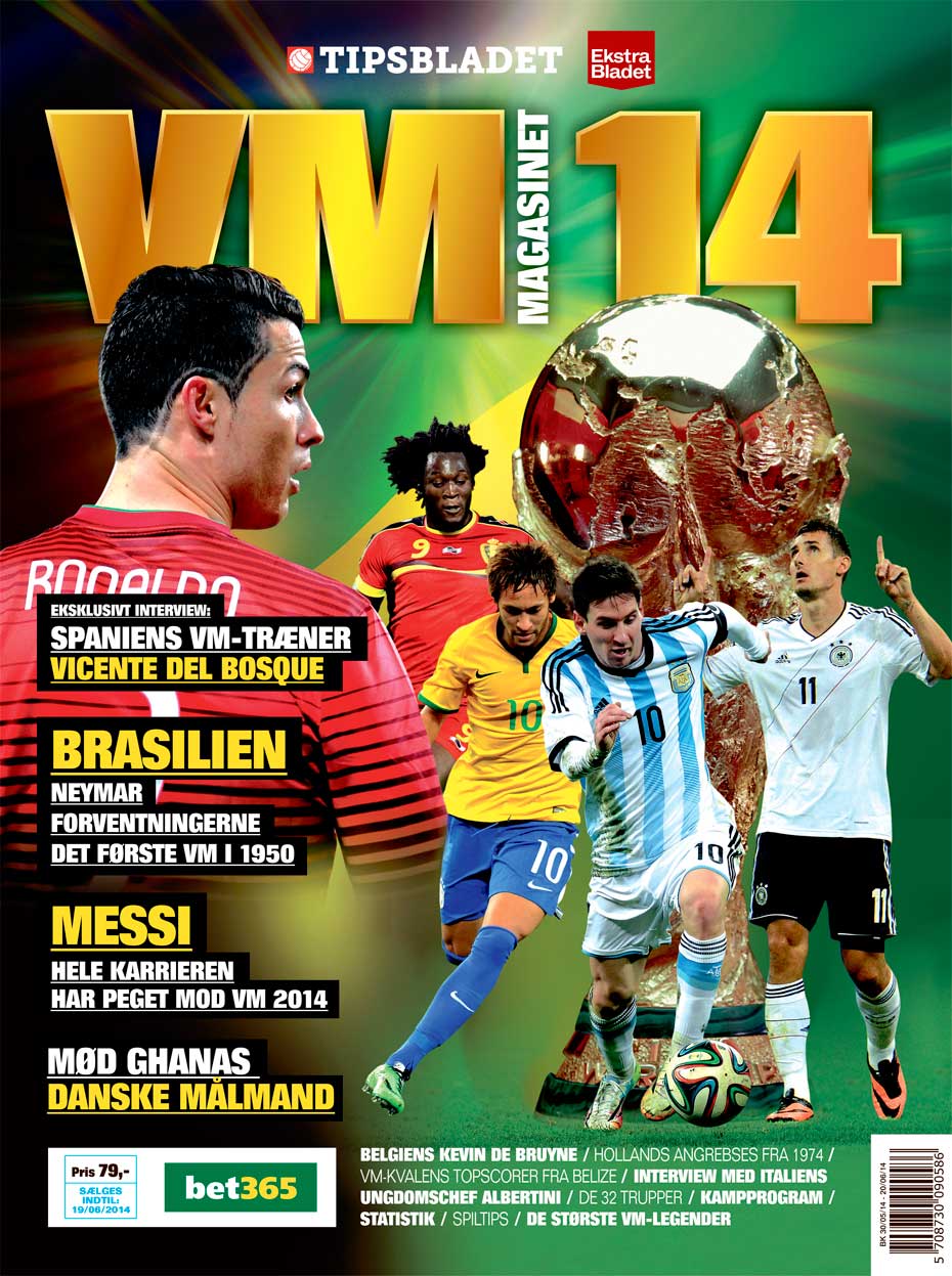 Forsiden på det store VM-magasin