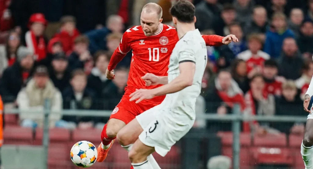 Christian Eriksen burde have scoret. Foto: Alamy