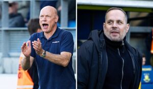 Uwe-Roesler Carsten-V-Jensen CV AGF Superligaen