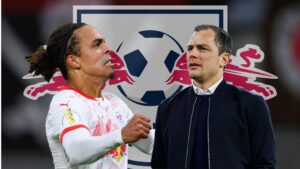 Yussuf Poulsen, Marcel Schäfer RB Leipzig