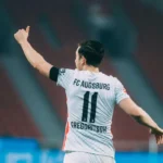 Optakt til fredagens Bundesliga-kamp mellem Augsburg og Köln