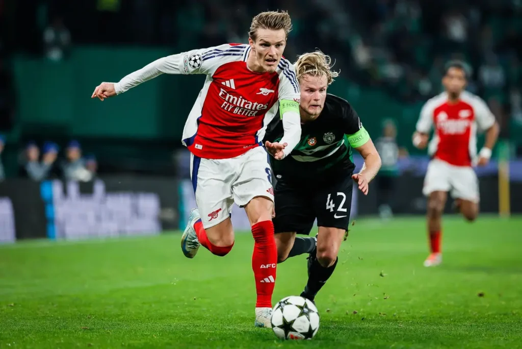Optakt til onsdagens Champions League-returkamp mellem Arsenal og Sporting