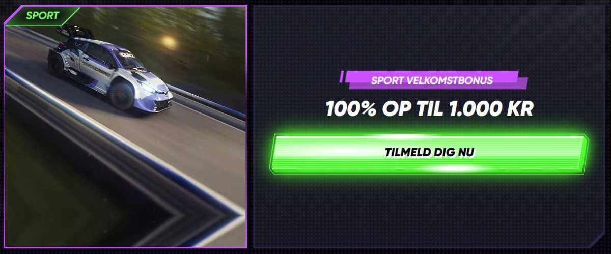 Quick casino bonus til sport