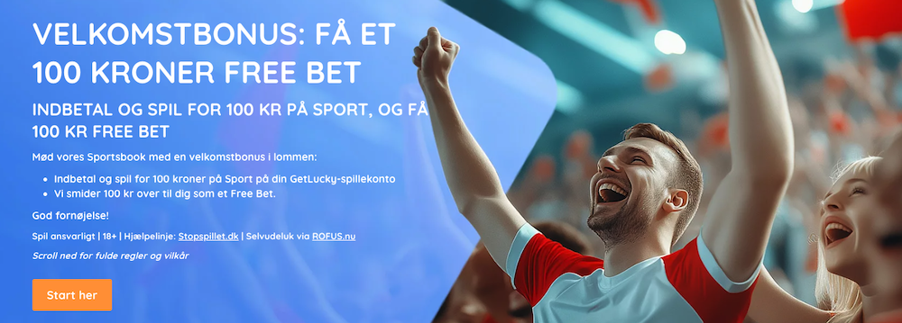 Get Lucky bonus til sport