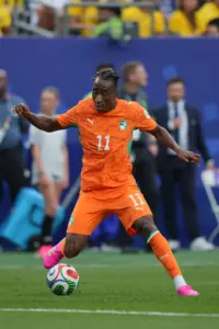 Optakt til VM-kampen mellem Tyskland og Elfenbenskysten