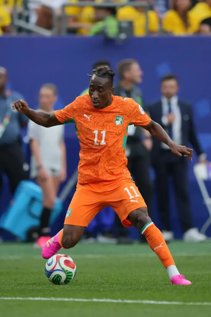 Optakt til VM-kampen mellem Tyskland og Elfenbenskysten